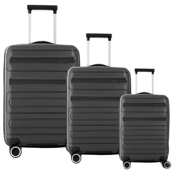 Valiză CCS 5225 Set 105l/ Anthracite Black photo 1