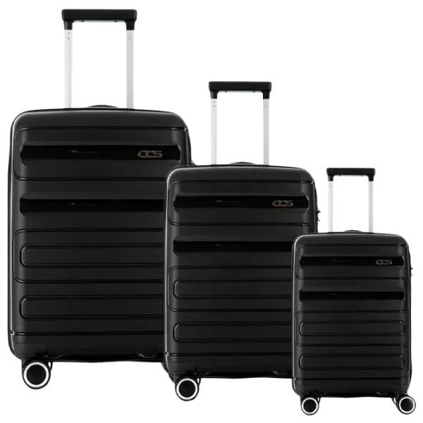 Чемодан CCS 5225 Set 105л/ Черный photo 1