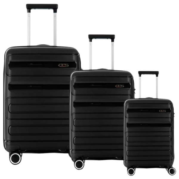 Чемодан CCS 5225 Set 105л/ Черный photo 1