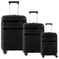 Valiză CCS 5225 Set 105l/ Black