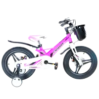 Велосипед Crosser Hunter 18" Магниевый сплав/ Фиолетовый Белый