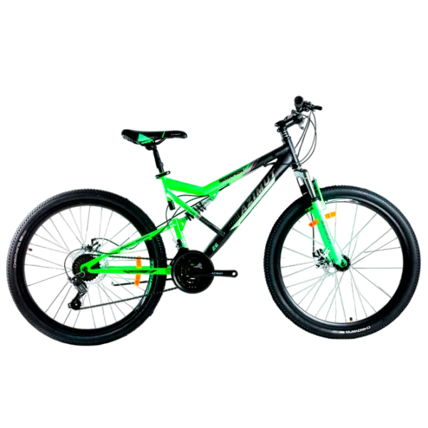 Bicicletă Azimut Scorpion 29" 19" Oțel/ Black Green photo 1 Bicicletă Azimut Scorpion 29" 19" Oțel/ Black Green photo 1
