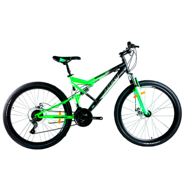 Bicicletă Azimut Scorpion 29" 19" Oțel/ Black Green photo 1 Bicicletă Azimut Scorpion 29" 19" Oțel/ Black Green photo 1
