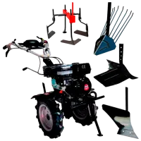 Motocultor Technoworker HB 700 RS ECO SET/ RSP.3-ECO 4 timpi/ Benzină