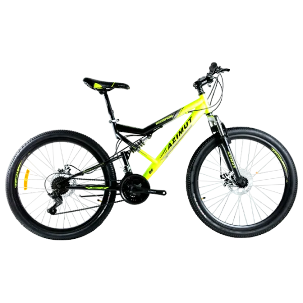 Bicicletă Azimut Scorpion 26" 19" Oțel/ Black Yellow photo 1 Bicicletă Azimut Scorpion 26" 19" Oțel/ Black Yellow photo 1