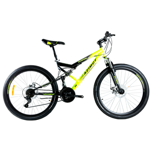 Bicicletă Azimut Scorpion 26" 19" Oțel/ Black Yellow photo 1 Bicicletă Azimut Scorpion 26" 19" Oțel/ Black Yellow photo 1