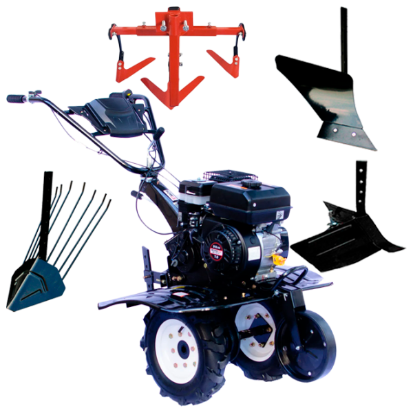 Мотокультиватор Technoworker HB 700 S SET/ SP.3 4х тактный/ Бензин photo 1 Мотокультиватор Technoworker HB 700 S SET/ SP.3 4х тактный/ Бензин photo 1