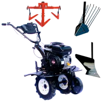 Motocultor Technoworker HB 700 S SET/ SP.2.1 4 timpi/ Benzină