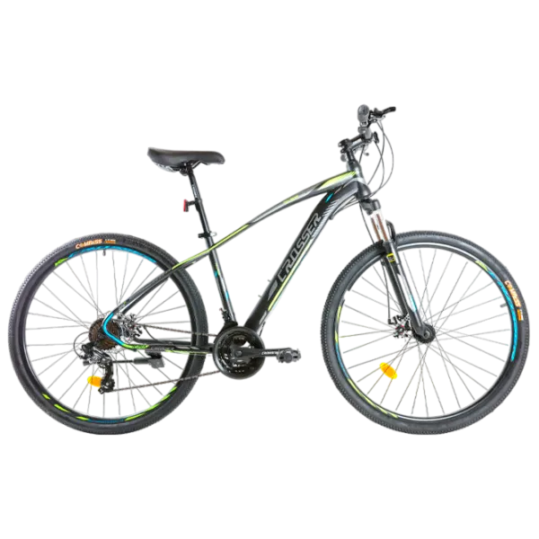 Bicicletă Crosser Nevada 29" 19" Oțel/ Black Green photo 1 Bicicletă Crosser Nevada 29" 19" Oțel/ Black Green photo 1
