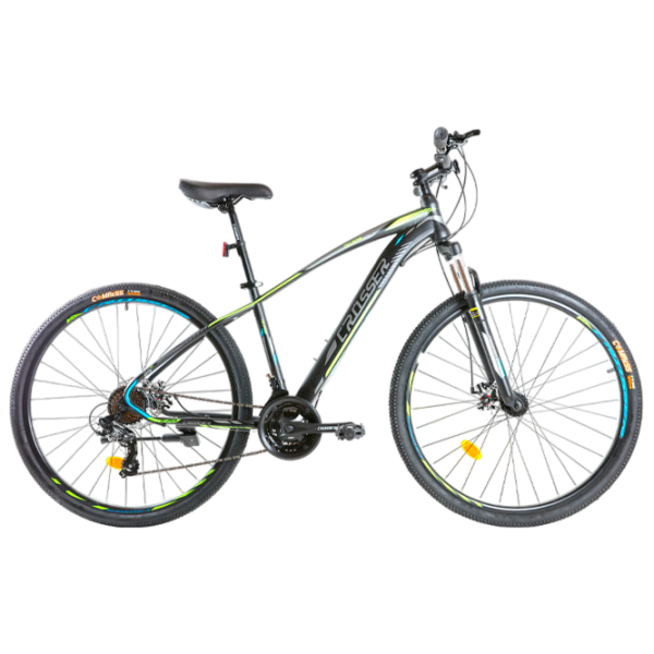 Bicicletă Crosser Nevada 29" 19" Oțel/ Black Green photo 1 Bicicletă Crosser Nevada 29" 19" Oțel/ Black Green photo 1