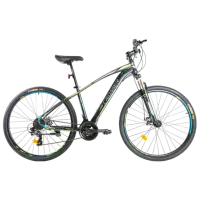 Велосипед Crosser Nevada 29" 19" Сталь/ Черный Зелёный