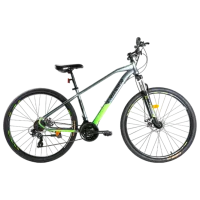 Велосипед Crosser Gemini 29" 19" Сталь/ Серый Зелёный