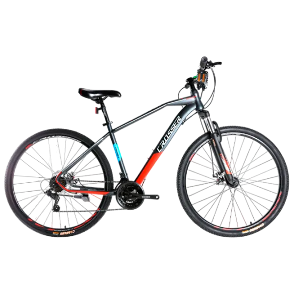 Велосипед Crosser Gemini 29" 19" Сталь/ Серый Красный photo 1