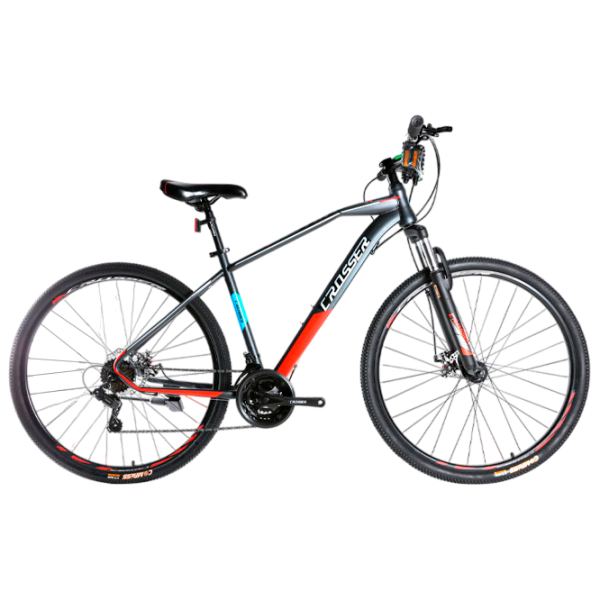 Велосипед Crosser Gemini 29" 19" Сталь/ Серый Красный photo 1