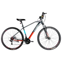 Велосипед Crosser Gemini 29" 19" Сталь/ Серый Красный