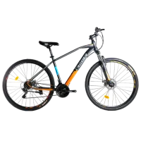 Велосипед Crosser Gemini 29" 19" Сталь/ Черный Оранжевый