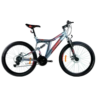Bicicletă Azimut Blackmount 26" 19" Oțel/ Gray Red