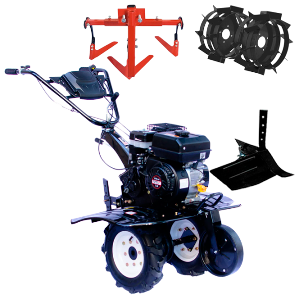 Мотокультиватор Technoworker HB 700 S SET/ SRP.1.2 4х тактный/ Бензин photo 1 Мотокультиватор Technoworker HB 700 S SET/ SRP.1.2 4х тактный/ Бензин photo 1