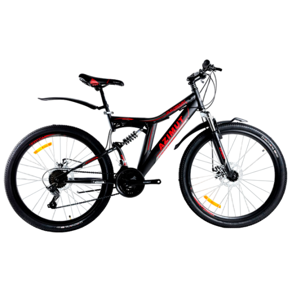 Bicicletă Azimut Blackmount 26" 19" Oțel/ Black Red photo 1 Bicicletă Azimut Blackmount 26" 19" Oțel/ Black Red photo 1