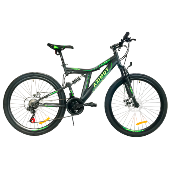 Bicicletă Azimut Blackmount 26" 19" Oțel/ Black Green photo 1 Bicicletă Azimut Blackmount 26" 19" Oțel/ Black Green photo 1