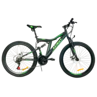 Bicicletă Azimut Blackmount 26" 19" Oțel/ Black Green