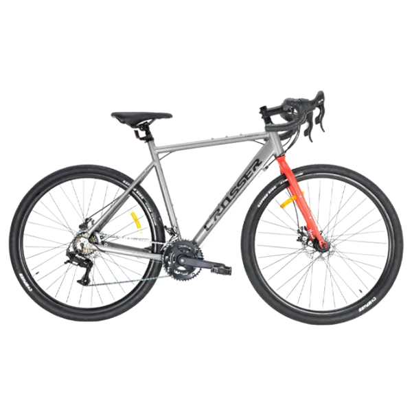 Bicicletă Crosser NORD 700C 28" 21" Aluminiu/ Gray Red photo 1