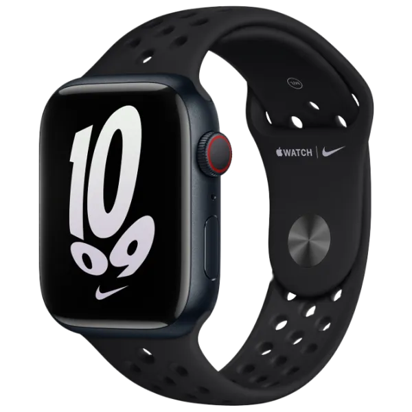 Ремень Apple Watch Watch Nike Sport Фторэластомер/ 42, 44, 45 мм/ Черный Anthracite photo 1 Ремень Apple Watch Watch Nike Sport Фторэластомер/ 42, 44, 45 мм/ Черный Anthracite photo 1