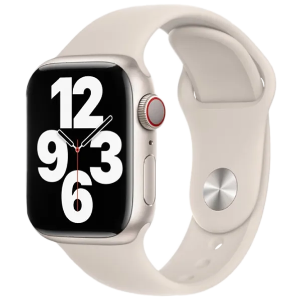 Ремень Apple Watch Watch Sport Фторэластомер/ 38, 40, 41 мм/ Starlight photo 1 Ремень Apple Watch Watch Sport Фторэластомер/ 38, 40, 41 мм/ Starlight photo 1