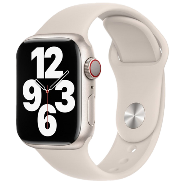 Ремень Apple Watch Watch Sport Фторэластомер/ 38, 40, 41 мм/ Starlight photo 1 Ремень Apple Watch Watch Sport Фторэластомер/ 38, 40, 41 мм/ Starlight photo 1