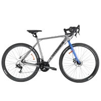 Велосипед Crosser NORD 700C 28" 21" Алюминий/ Серый Синий