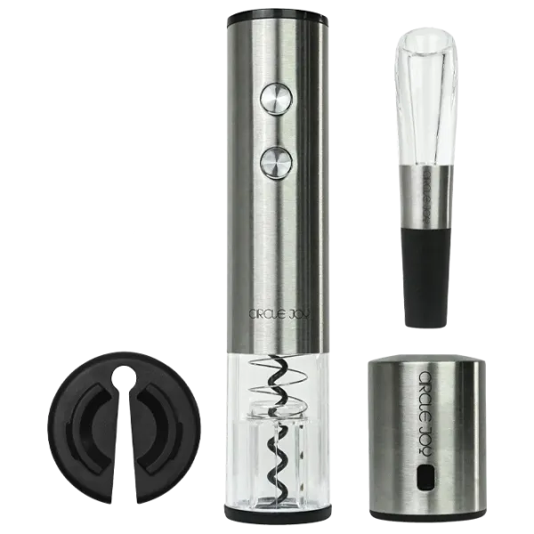 Set desfacător de vin Circle Joy CJ-TZ02  1.5 W / Gray photo 1