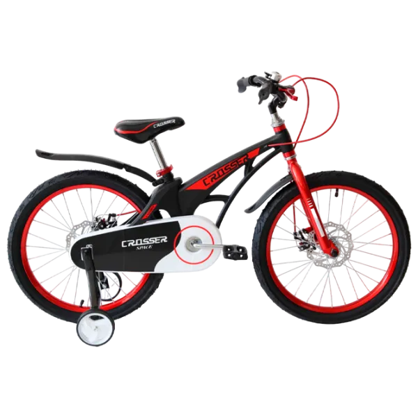 Bicicletă Crosser Space 20" Aliaj de magneziu/ Black Red photo 1
