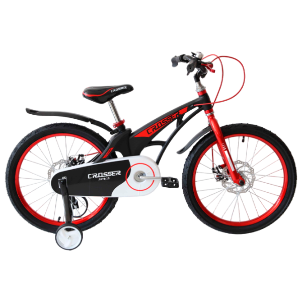 Bicicletă Crosser Space 20" Aliaj de magneziu/ Black Red photo 1