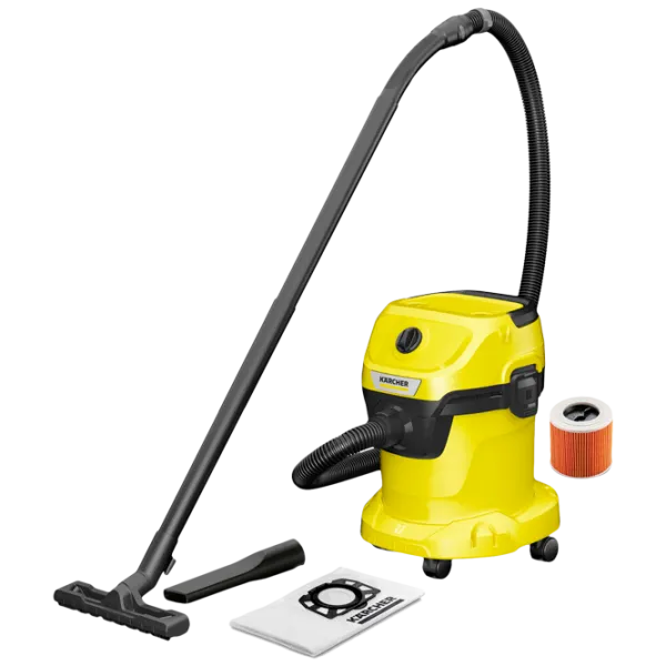 Aspirator industrial KARCHER WD3 (1.628-104.0) 1000 W/ Yellow photo 1