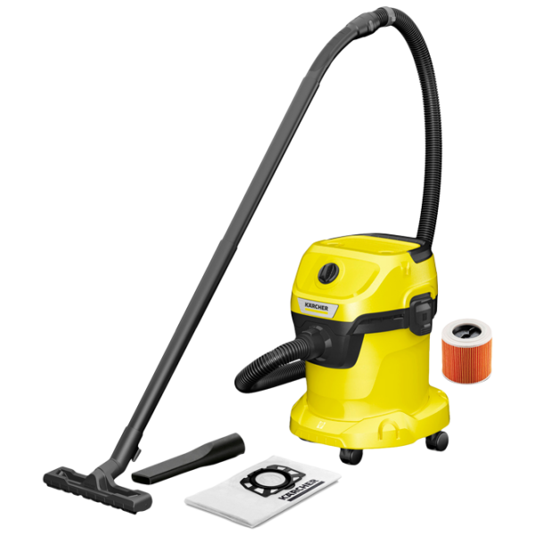 Aspirator industrial KARCHER WD3 (1.628-104.0) 1000 W/ Yellow photo 1