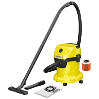 Промышленный пылесос KARCHER WD3 (1.628-104.0) 1000 Вт/ Желтый