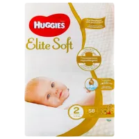 Scutece pentru copii Huggies Elite Soft Jumbo 2 2 4 - 6 kg/ 58 buc.