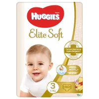 Scutece pentru copii Huggies Elite Soft Jumbo 3 3 5 - 9 kg/ 40 buc.