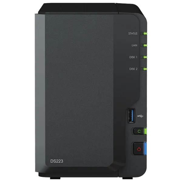 NAS Synology DS223 Черный photo 1