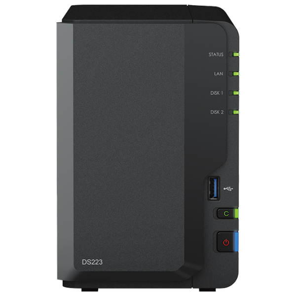 NAS Synology DS223 Черный photo 1