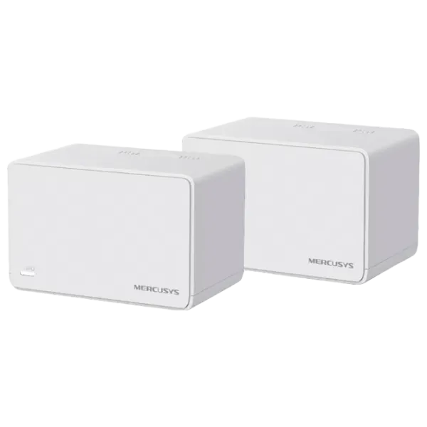 Wi-Fi Router Mercusys Halo H80X (2-pack) 574 Mbit/ s/ 2402 Mbit/ s/ White photo 1