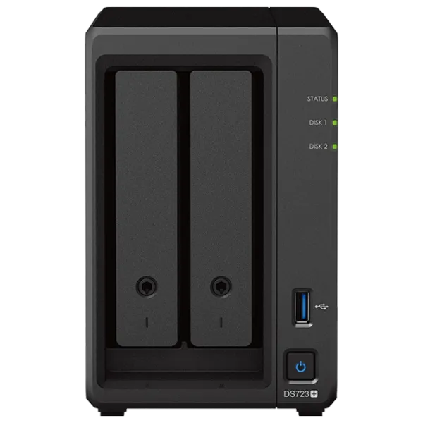 NAS Synology DS723+ Черный photo 1