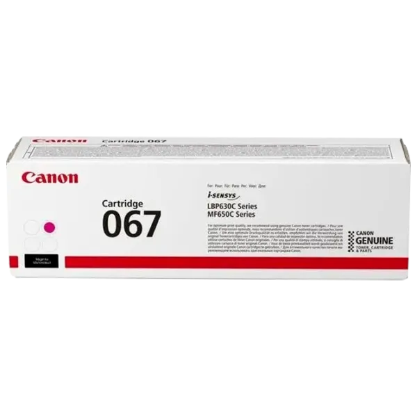 Cartuş Canon CRG-067 Magenta/ Original/ Laser photo 1 Cartuş Canon CRG-067 Magenta/ Original/ Laser photo 1