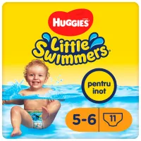 Scutece pentru copii Huggies Little Swimmers 5-6 5 - 6 12 - 18 kg / 11 buc.