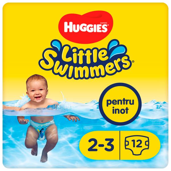 Scutece pentru copii Huggies Little Swimmers 2-3 2 - 3 3 - 8 kg / 12 buc photo 1