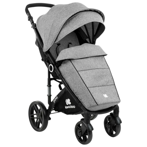 Детская коляска Kikka Boo Juno 31001030106/ Светло-серый photo 1