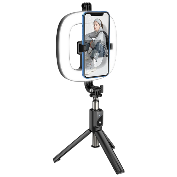 Trepied cu lampă Hoco LV03 Plus Showfull 170 mm Black photo 1