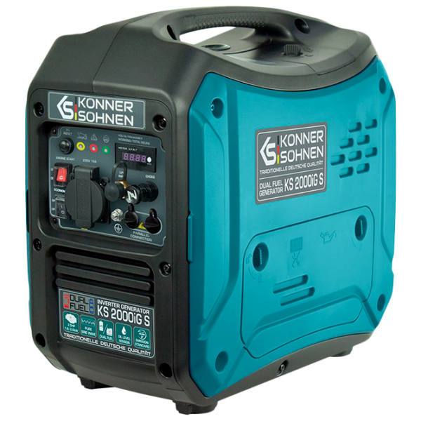 Generator de curent Könner & Söhnen KS 2000iG S 230 V Benzină, gaz/ 1.8 kW photo 1 Generator de curent Könner & Söhnen KS 2000iG S 230 V Benzină, gaz/ 1.8 kW photo 1