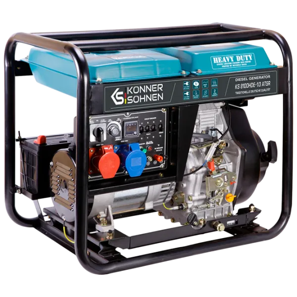 Генератор Könner & Söhnen KS 8100HDE-1/ 3ATSR 230/ 400 В Дизель/ 6 кВт photo 1