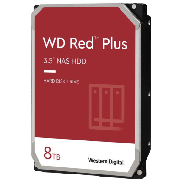 HDD Western Digital Red Plus 8 ТБ WD80EFZZ/ Серебристый photo 1